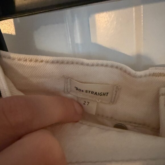 Madewell - The '90s Straight Jean in Vintage Canvas Wash, size 27 - Picture 4 of 5